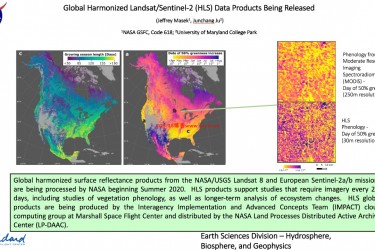 全球归一化Landsat-Sentinel地表反射率产品即将发布