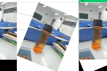 Opencv基于SUFT算子选点，匹配，仿射变换纠正图片
