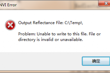 ENVI FLAASH大气校正常见错误及解决方法(转载) ENVI FLAASH大气校正常见错误及解决方法(转载)